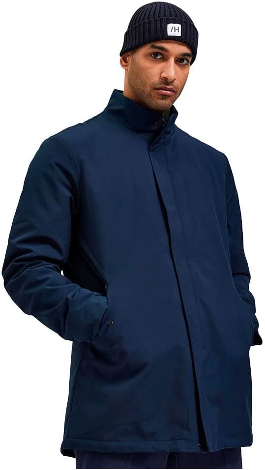 SELECTED HOMME Herren Slhpeel Coat B Noos Jacke M Sky Captain, M Sky Captain