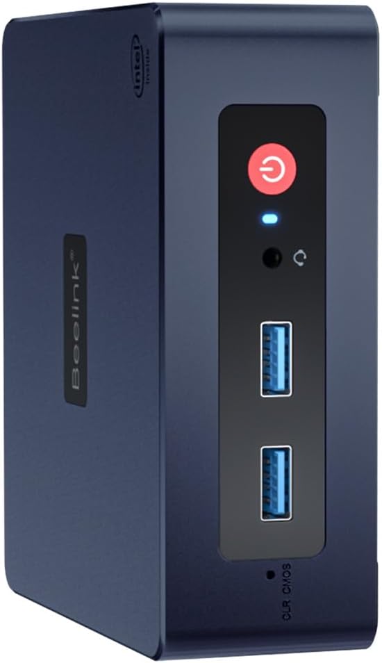 Beelink MINI S Mini-PC mit Windows 11 PRO und Intel N5095 CPU, 8 GB RAM und bis zu 256 GB SSD[MINI-S