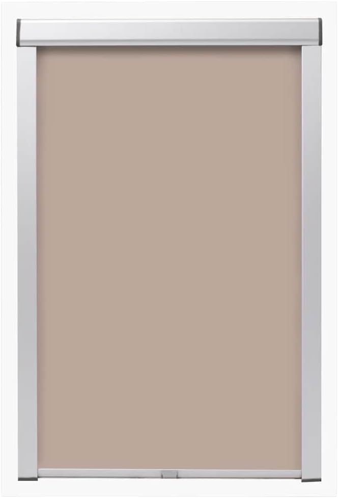 vidaXL Verdunkelungsrollo Verdunkelung Dachrollo Dachfensterrollo Beige F06 f06 Beige, f06 Beige