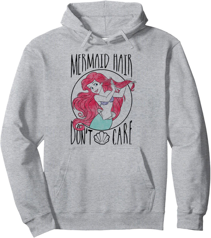 Disney The Little Mermaid Ariel Mermaid Hair Don't Care Pullover Hoodie