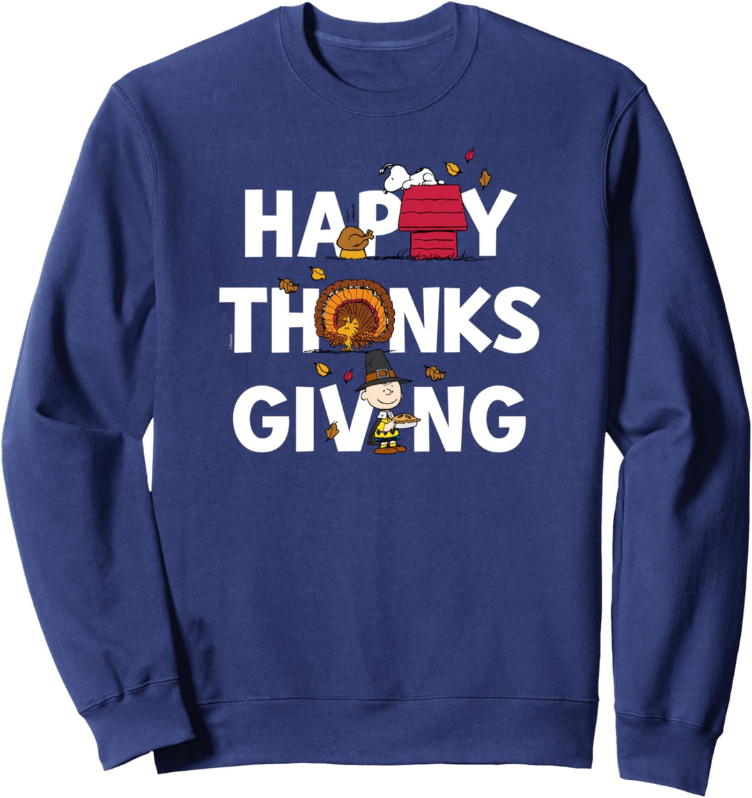 Erdnüsse - Fröhliche Thanksgiving-Ikonen Sweatshirt
