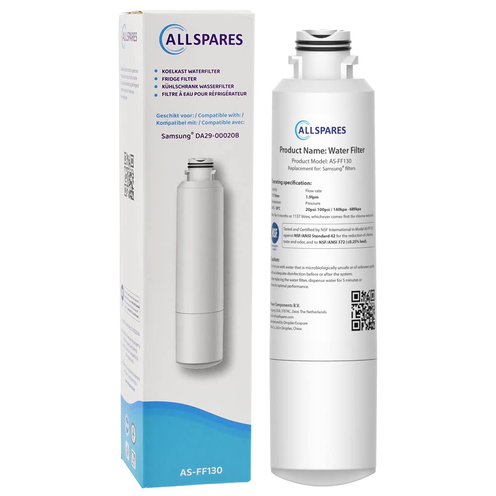 AllSpares Wasserfilter für Kühlschrank geeignet für Samsung DA29-00020B / DA29-00020A / DA29-00019A