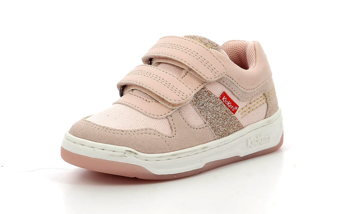 KICKERS Unisex Kinder Kalido Sneaker 34 EU Rose Clair, 34 EU Rose Clair