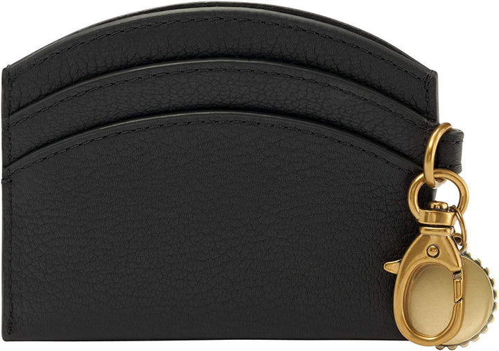 Fossil Damen Polly Card Case 10.4775 cm x 0.47498 cm x 8.4582 cm Schwarz, 10.4775 cm x 0.47498 cm x