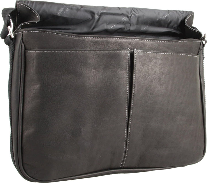 Kenneth Cole REACTION Unisex Risky Business Colombian Leather Business Messenger Bag Gepäck - Kurier