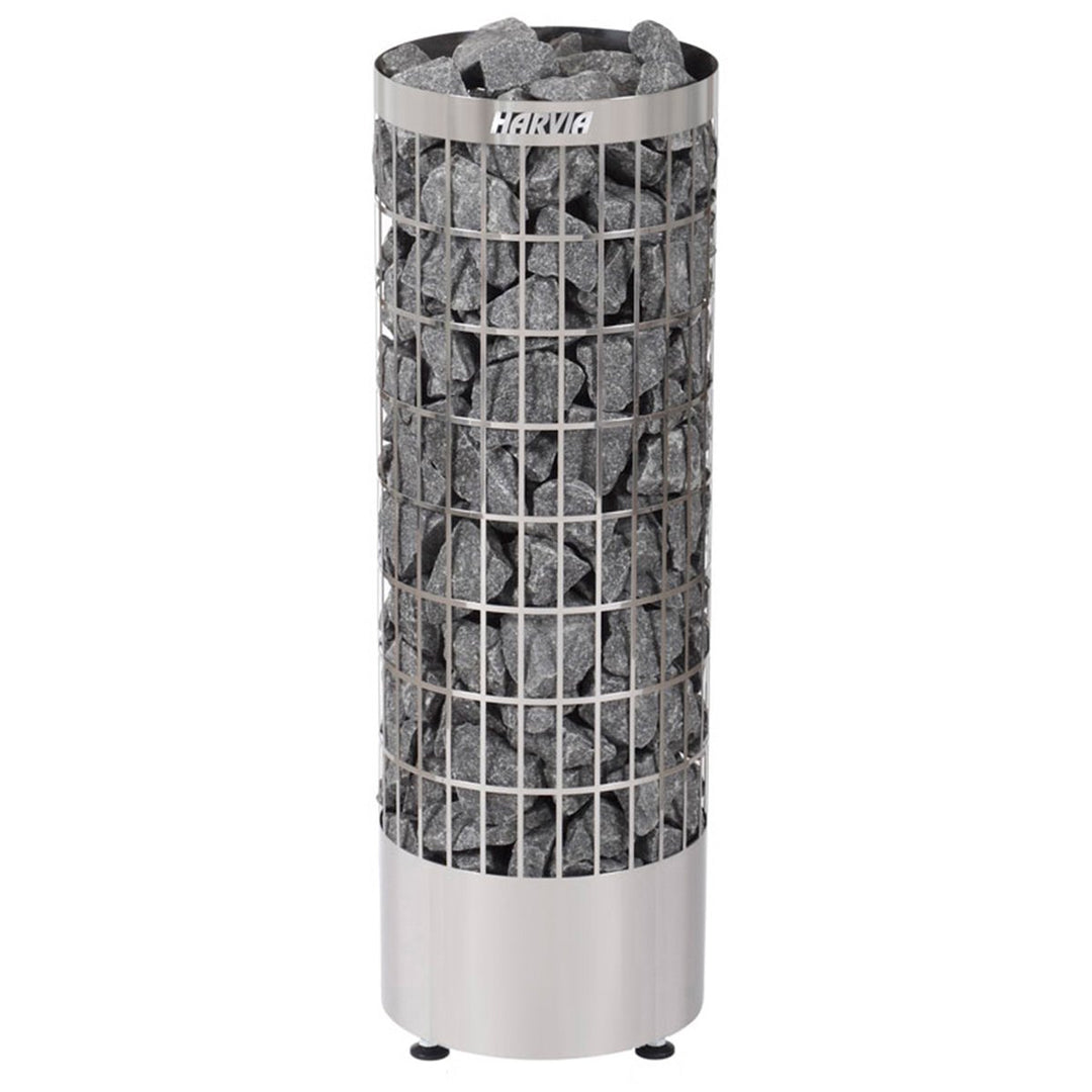 Harvia Cilindro Saunaofen - PC70E 6,8 kW wird separates Steuergerät benötig, Farbe: Edelstahl