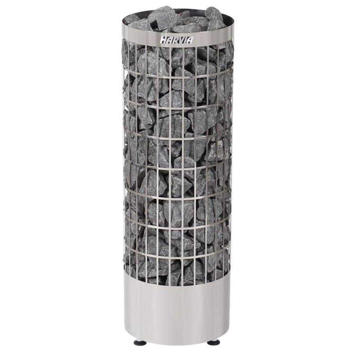 Harvia Cilindro Saunaofen - PC70E 6,8 kW wird separates Steuergerät benötig, Farbe: Edelstahl