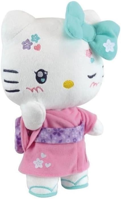 Jemini 024406 Hello Kitty Kimono Kawai, Plüsch, -22 cm, Mehrfarbig