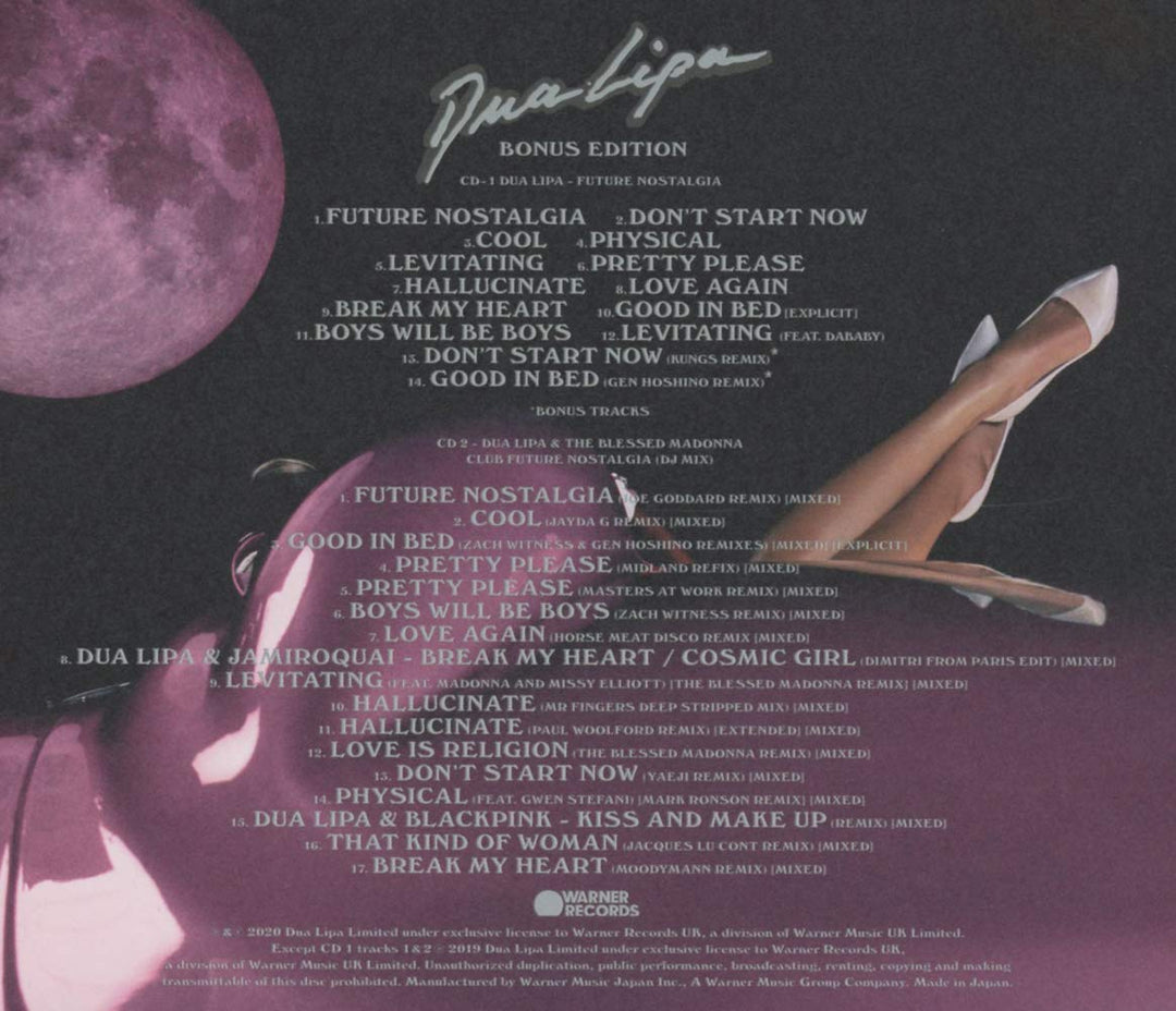 Future Nostalgia + Club Future Nostalgia Edition, Audio-CD