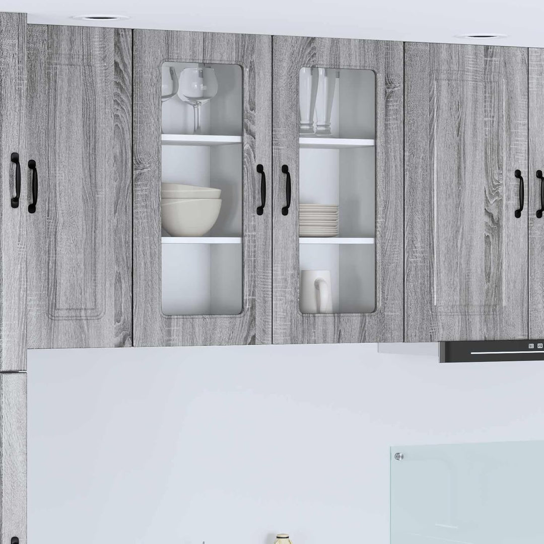 vidaXL Geschirrspülerfront Kalmar Graues Sonoma 40 x 31 x 80 cm, Eleganter moderner Küchenregal, gro
