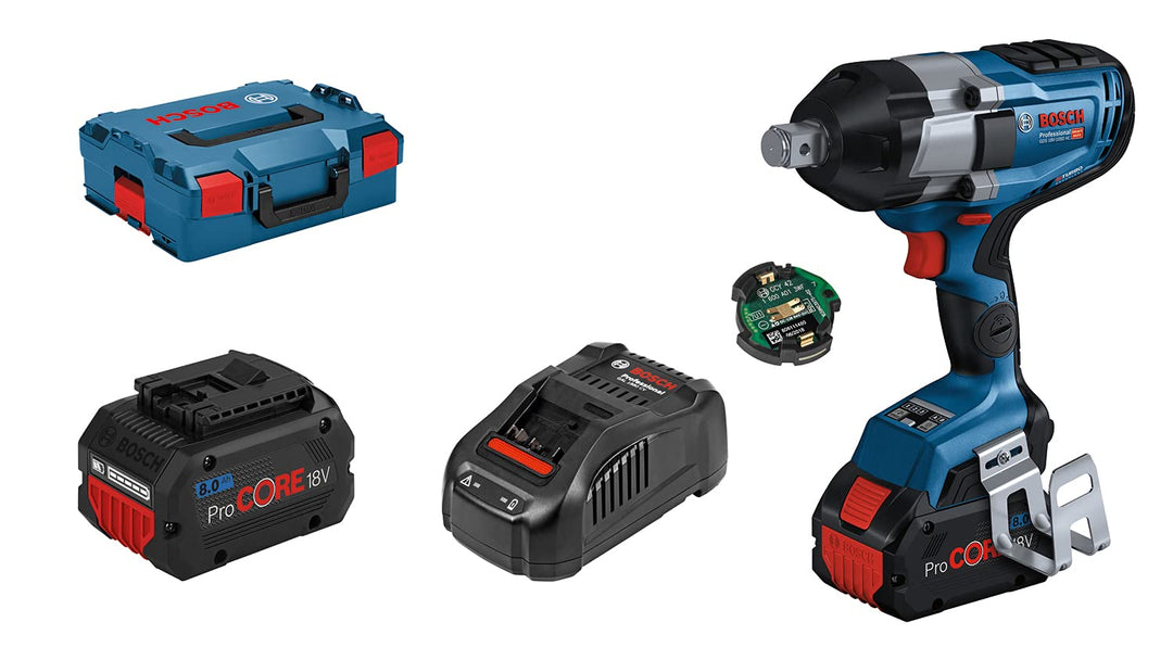 Bosch Professional 18V System BITURBO Akku Drehschlagschrauber GDS 18V-1050 C (inkl. 2x ProCORE 18V