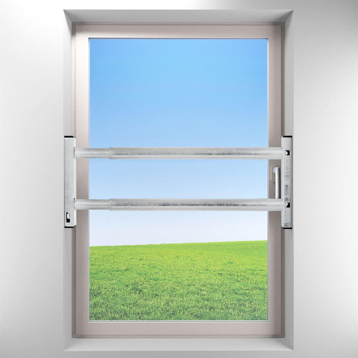 VOSS Fenstersicherung Sicherungsstange Türsicherung Einbruchschutz 2Fach 1000-1700mm