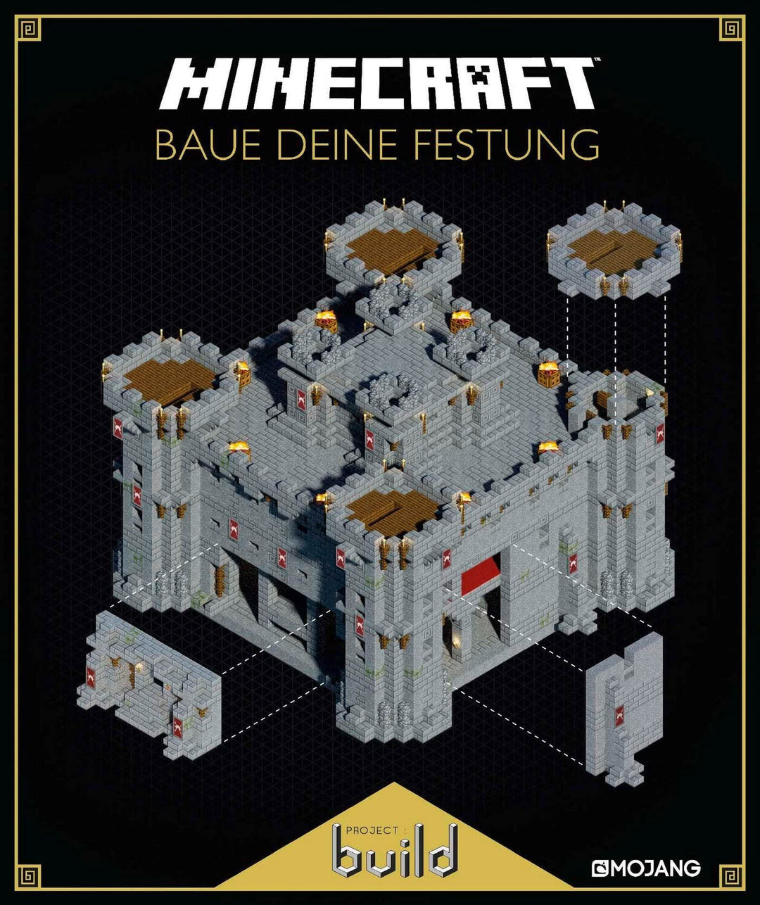 Minecraft, Baue deine Festung: Ein offizielles Minecraft-Buch (Minecraft Exklusiv, Band 3), Gebunden