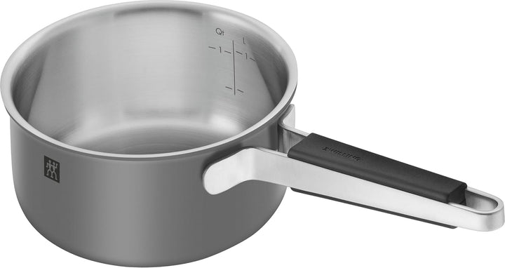 ZWILLING PURE Kochtopfset, 5-tlg, 18/10 Edelstahl, Keramik-Aussenbeschichtung, Stay-Cool-Griffe, Spü