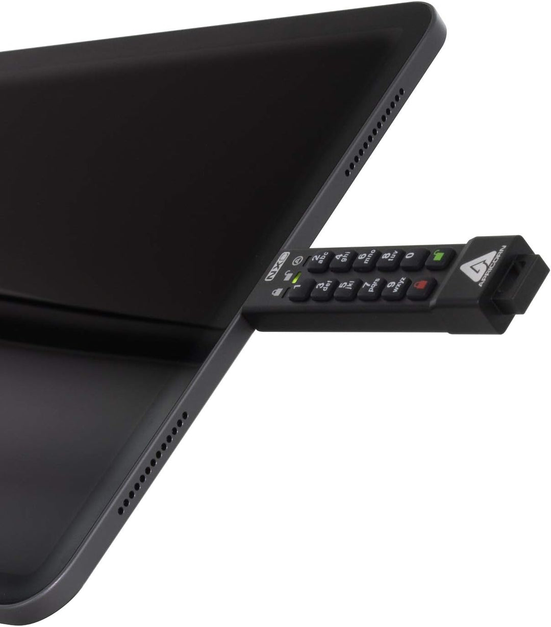 Gigabyte Flash S-USB-C 64GB Apricorn SecureKey 3NXC, Schwarz