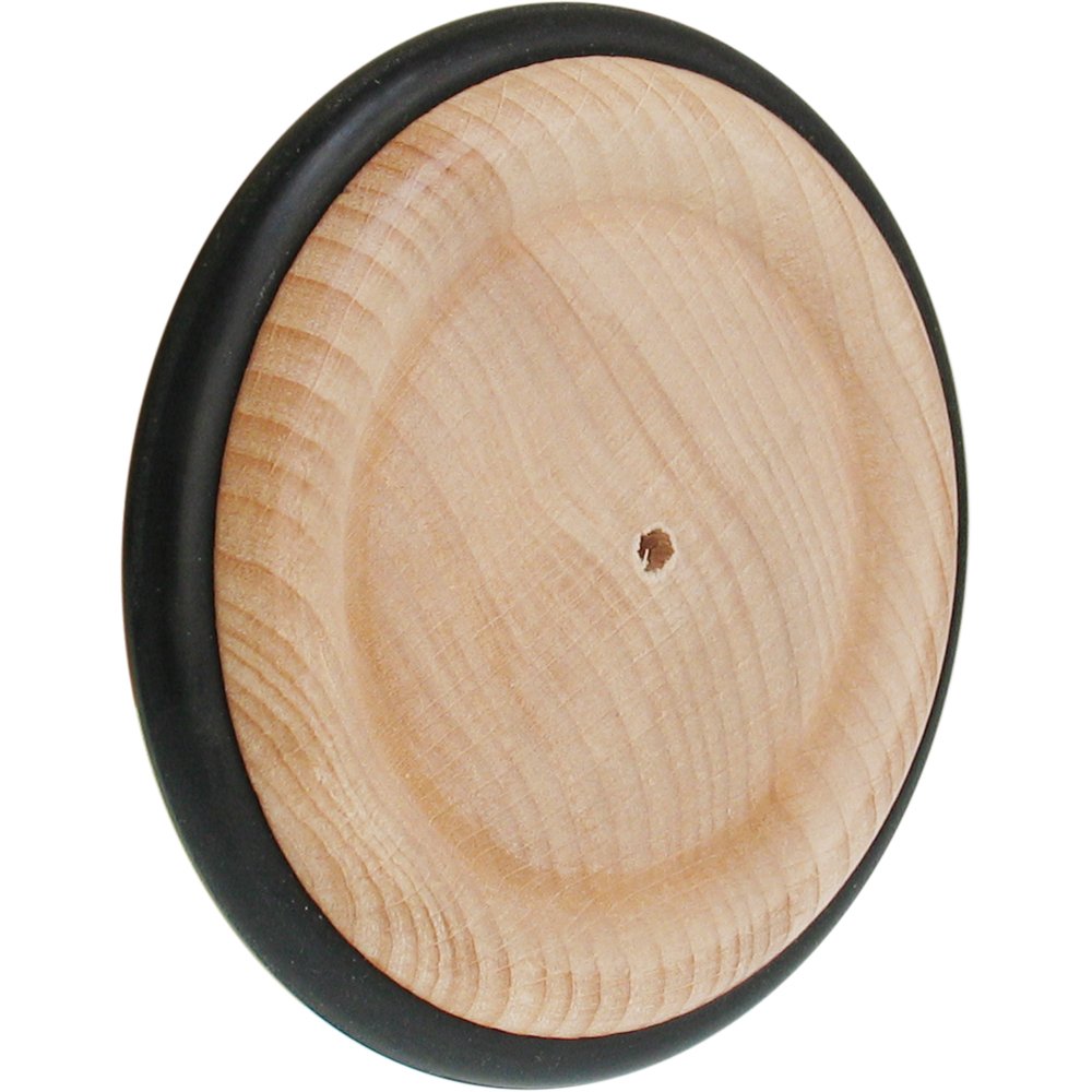 Holzräder m.Gummireifen 87 mm / 4 Stück /m.Bohrung