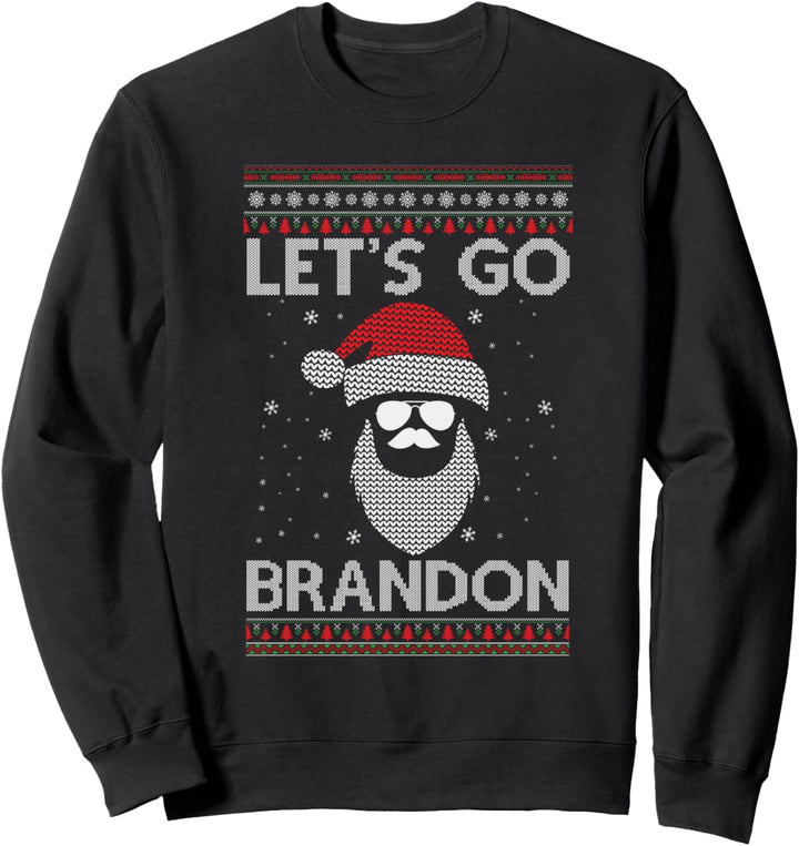 Let's Go Brandon Ugly Christmas Sweater Sweatshirt
