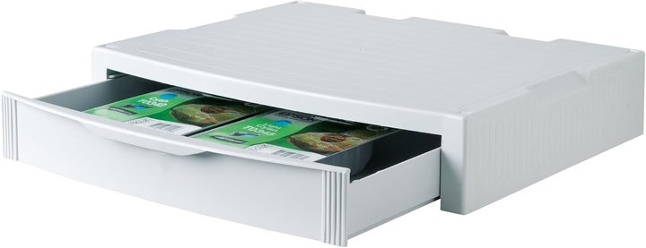 HAN Monitor Stand, Profi Monitorständer, Erhöhung für den Bildschirm, mit 1 Schublade, stabil und st