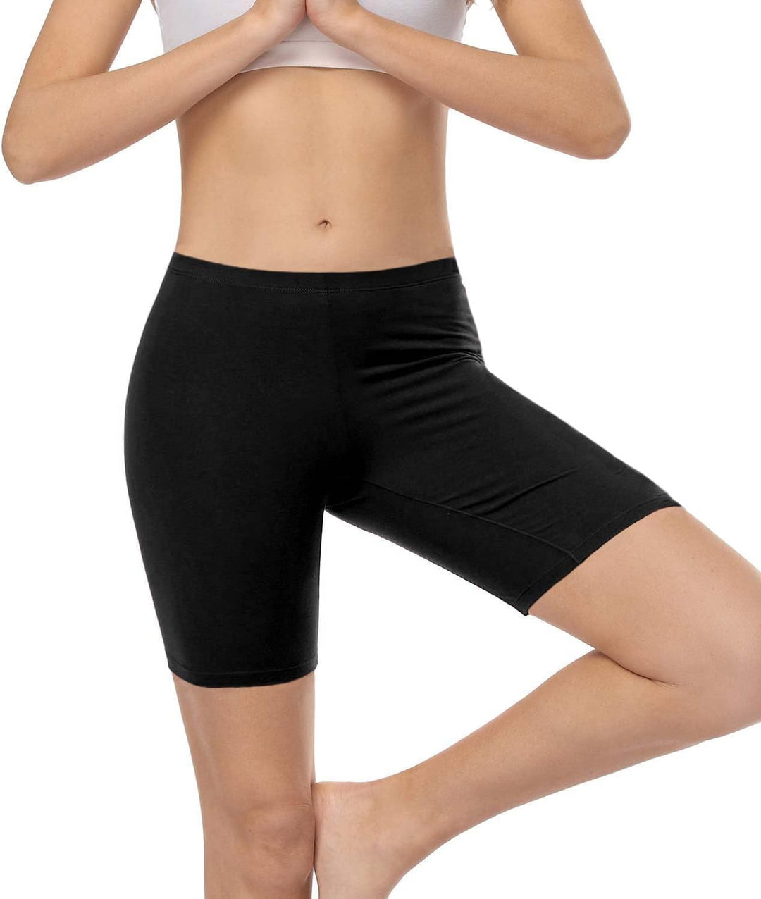 wirarpa Radlerhose Damen Kurz Baumwolle Boxershorts Unter Kleid Rock Unterhosen mit Bein Anti Scheue