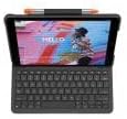 Logitech Slim Folio für iPad (7., 8. und 9. Generation) Tastatur-Case mit integrierter kabelloser Ta