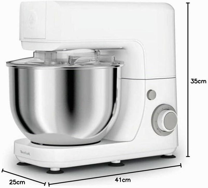 Tefal QB1501 Masterchef Essential Küchenmaschine | Pizza; Kuchen; Backen | 800 W | 4,8 L Fassungsver