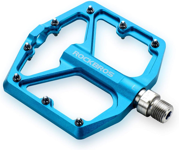 ROCKBROS Fahrradpedale Rennrad Pedale Aluminium Platform Pedale Ultraleicht Antirutsch Fahrrad Pedal