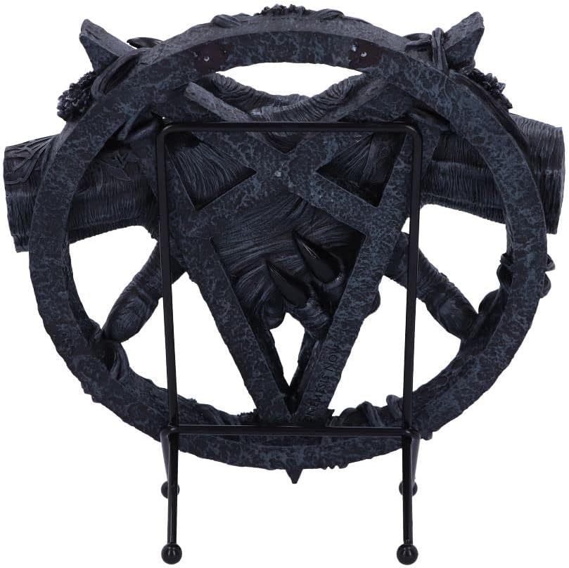 Nemesis Now, Schwarz, Hold of Baphomet, freistehend, 24,5 cm, Harz Einzelbett, Einzelbett