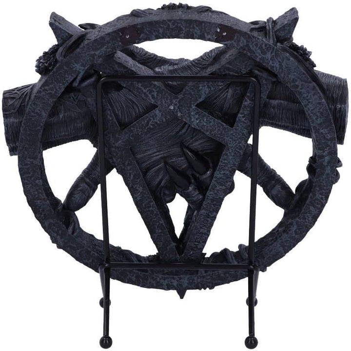 Nemesis Now, Schwarz, Hold of Baphomet, freistehend, 24,5 cm, Harz Einzelbett, Einzelbett