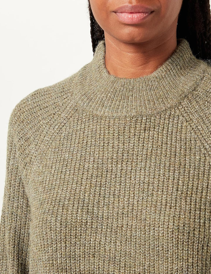 PIECES Damen Pcnatalee Ls O-Neck Knit Noos Bc Pullover XS Deep Lichen Green, XS Deep Lichen Green