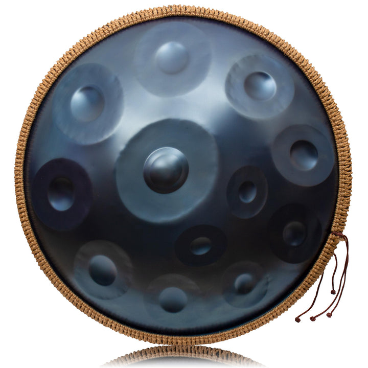 Handpan 440 HZ Fortgeschrittene, Stahltrommel 14 Töne 22 Zoll, Hand Pan in D-Moll, Hand Drum mit Dru
