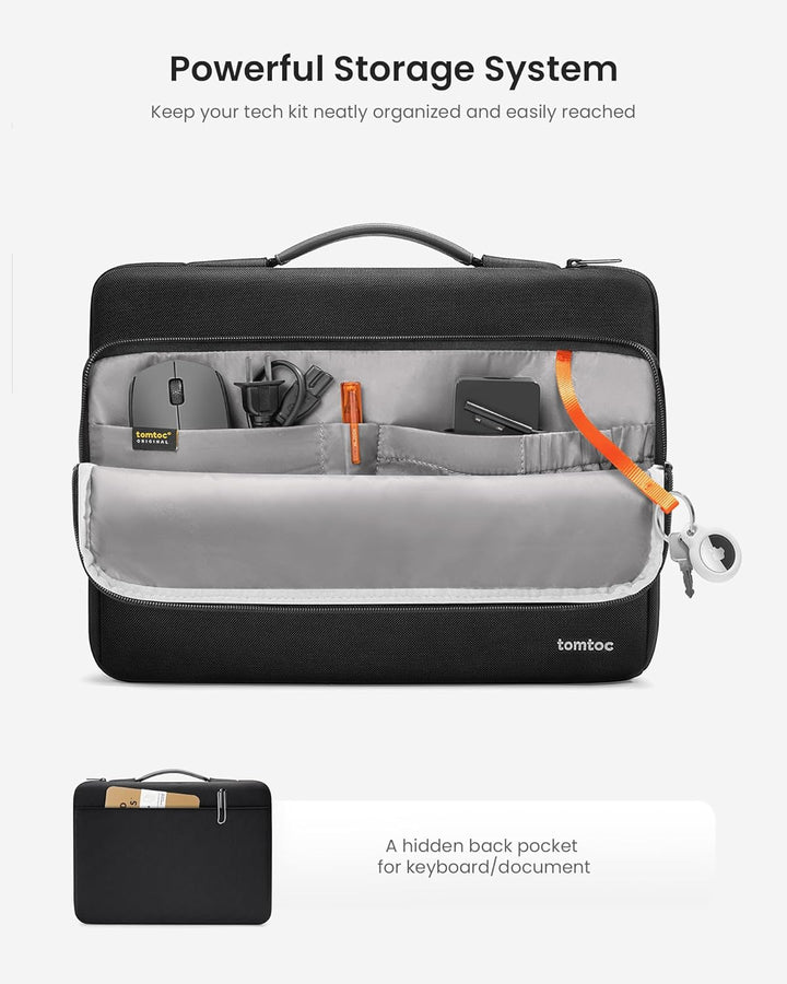tomtoc 360° Tasche Hülle Kompatibel mit 14 Zoll Acer, ASUS, Dell, HP, Lenovo Laptop Notebook Chromeb