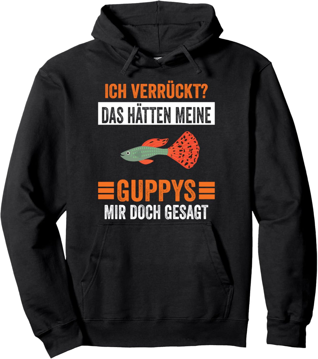Aquariumfisch Guppy Pullover Hoodie