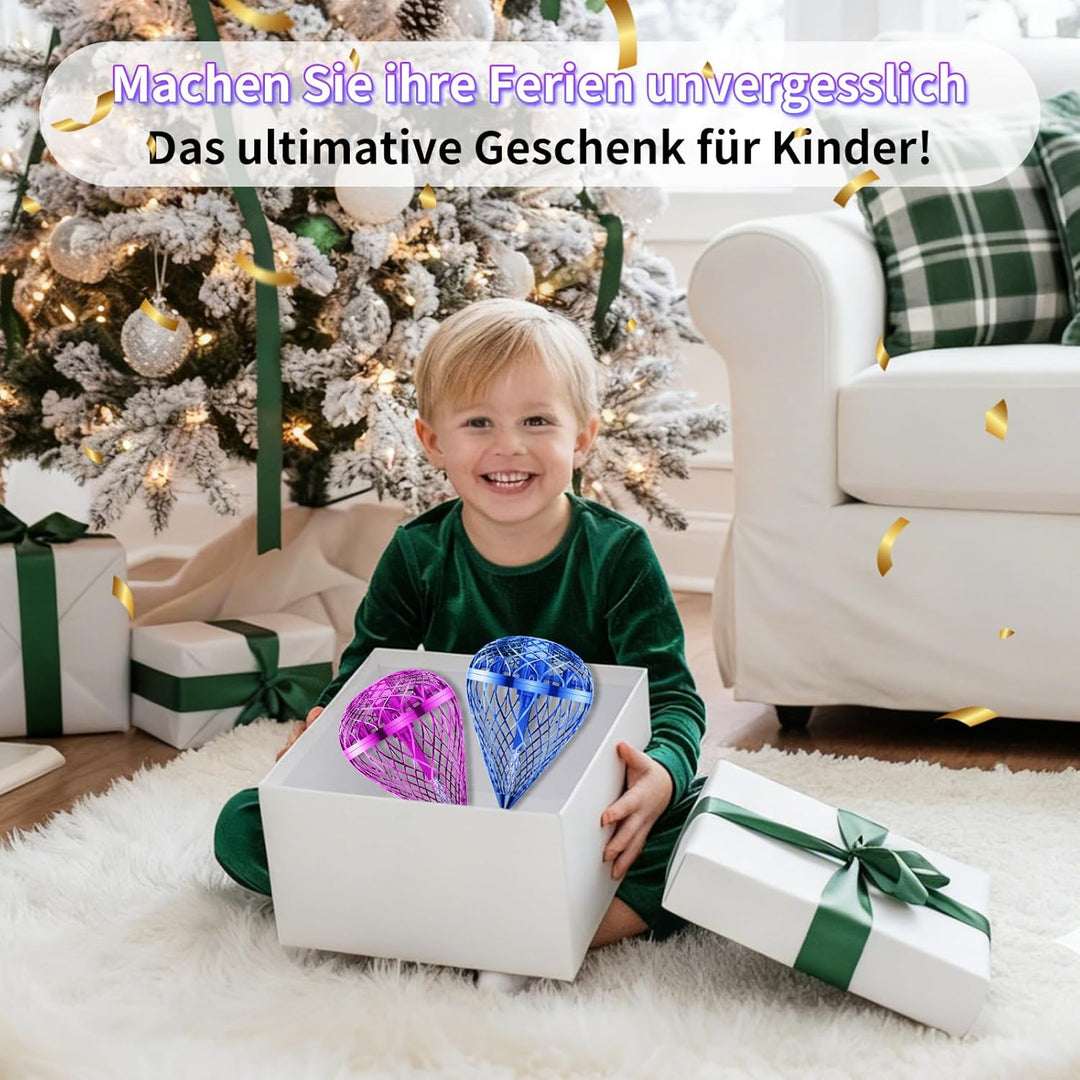 Fliegender Ball Lite Spielzeug, Mini Drohne KI-Bewegungssteuerung & 360°-Flip, Wiederaufladbare Droh