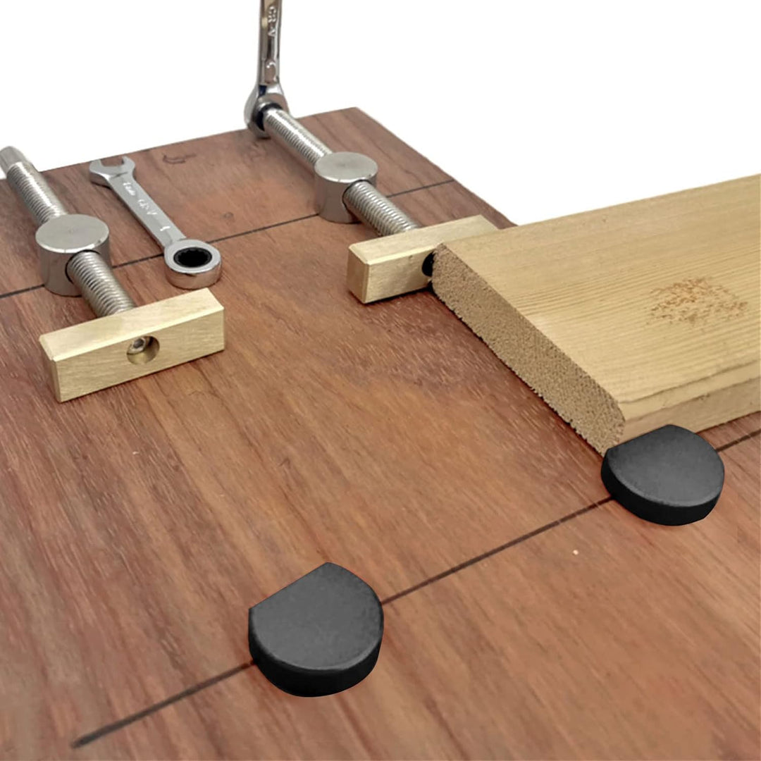 CDIYTOOL 2 Stück schnell fixierte Clip-Klemme, Messing-Schraubstock mit 4 Bank-Hunde für 19/20 mm Lo