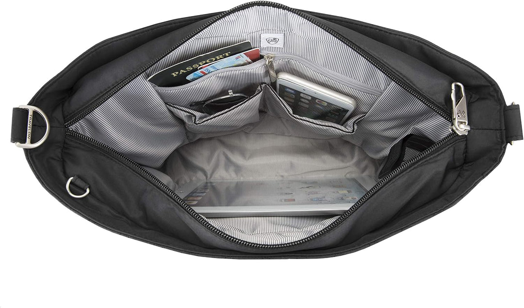 Travelon Unisex Anti-diebstahl Boho Tragetasche Tragetasche Einheitsgrösse Schwarz, Einheitsgrösse S