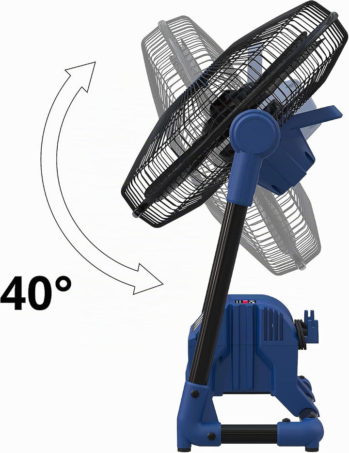 Güde Akku Ventilator V 18-0 (18 V oder 230 V, Windgeschwindigkeit max. 360 m/min. in 3 Stufen einste