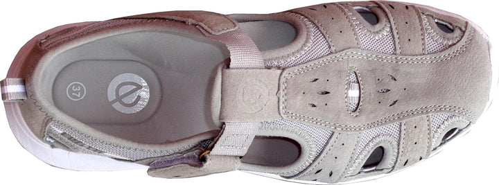 EKO FIT Garda - Lässige Trekkingsandale mit Memory Foam HERAUSNEHMBARE INNERSOLE 36 EU Dust, 36 EU D