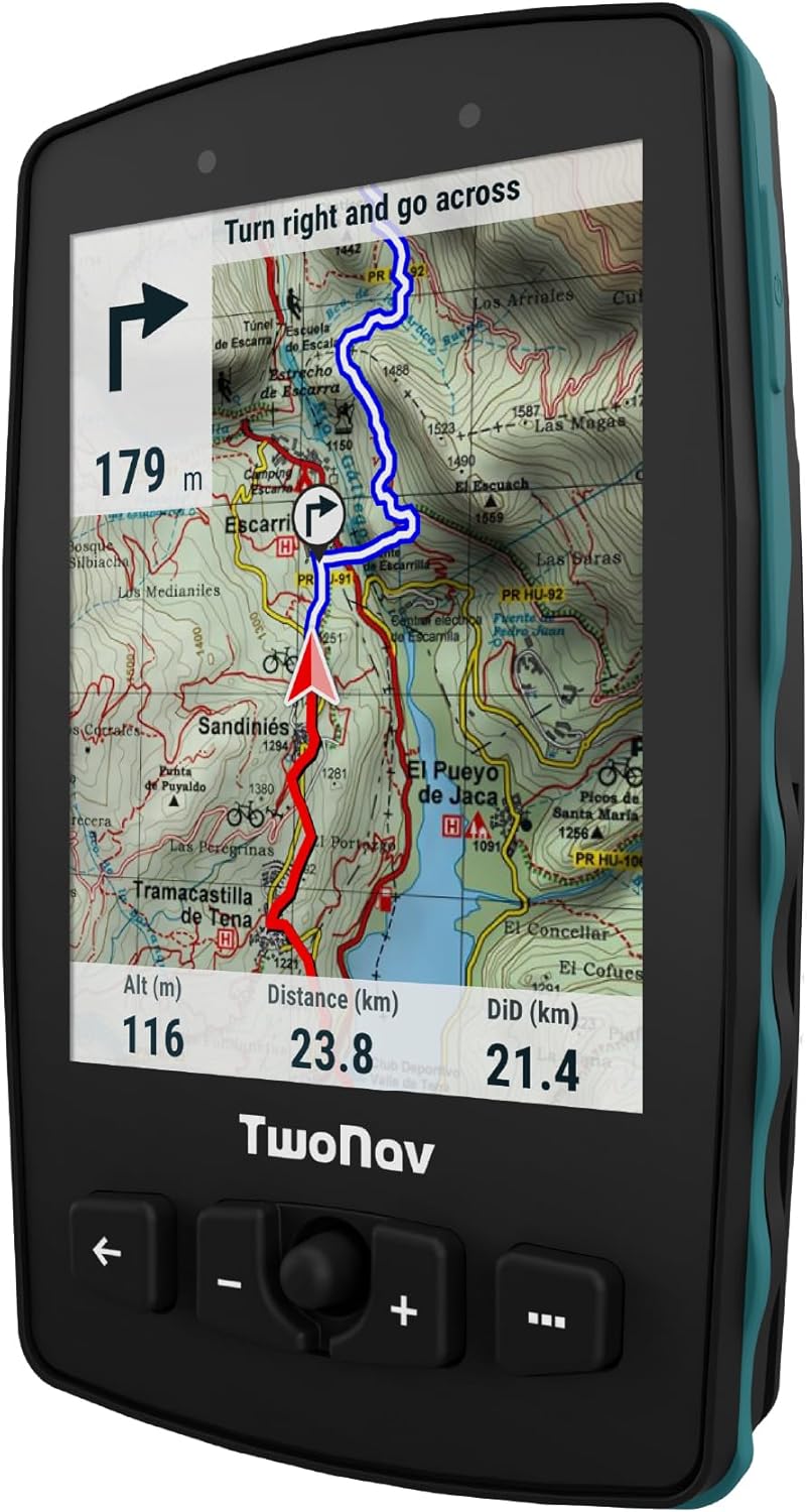 TwoNav Aventura 2 Plus Motor (32 GB) + MicroSD (128 GB) + Karte Full Deutchland BKG Topo 1:25000 ins