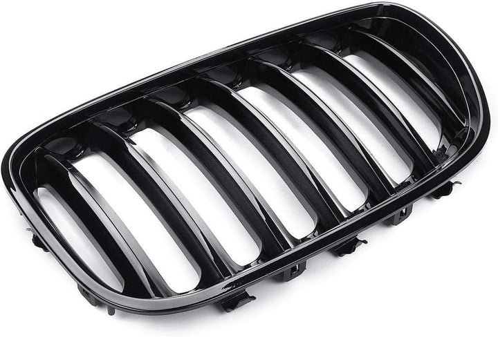 X5 E53 2004–2006 Frontstossstangengitter, glänzend, Schwarz, 1 Paar