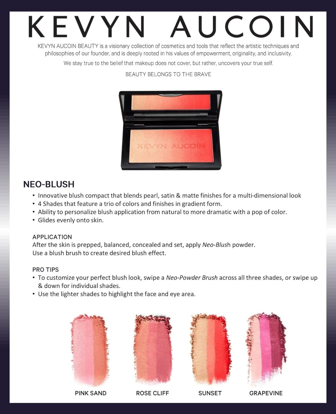 Kevyn Aucoin The Neo-Blush Rose Cliff für Damen, 5,7 g