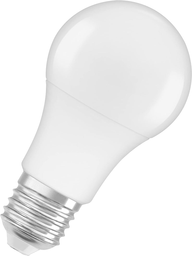 Osram LED Base Classic A, in Kolbenform mit E27-Sockel, Nicht Dimmbar, Ersetzt 60 Watt, Matt, Warmwe