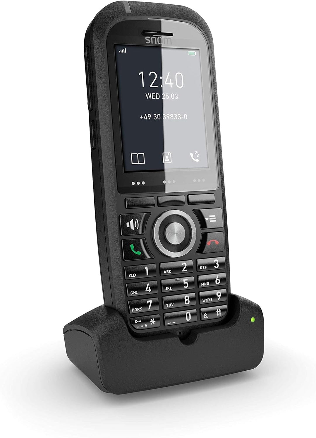 Snom M70 IP DECT Robustes Mobilteil EU / USA, VoIP, SIP, Bluetooth, HD, Alarmschlüssel, Vibration, P