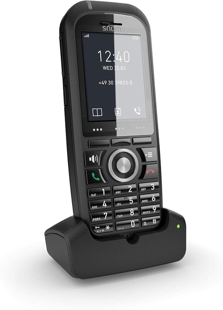 Snom M70 IP DECT Robustes Mobilteil EU / USA, VoIP, SIP, Bluetooth, HD, Alarmschlüssel, Vibration, P