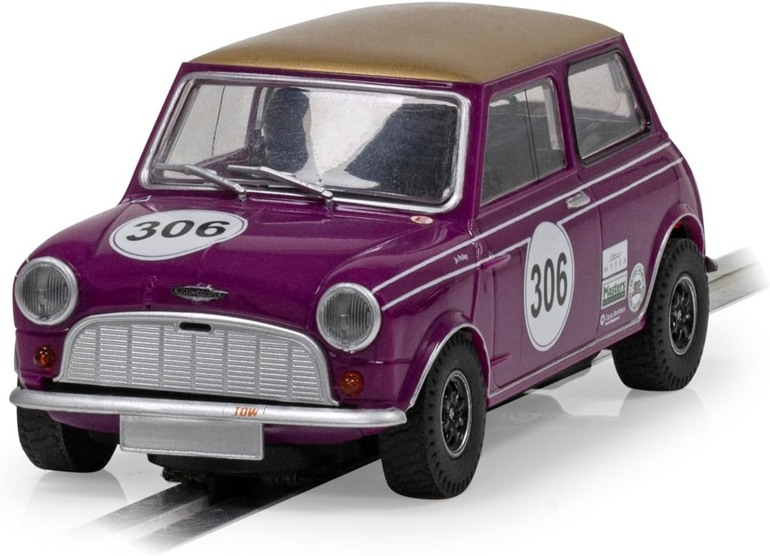 Scalextric C4545 Austin Mini Cooper S – Jo Polley Cars – Tourenwagen für Kinder ab 3 Jahren, Austin