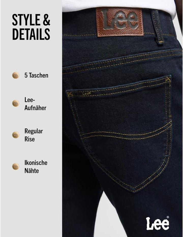 Lee Herren Jeans Straight Fit MVP 29W / 32L Rinse, 29W / 32L Rinse