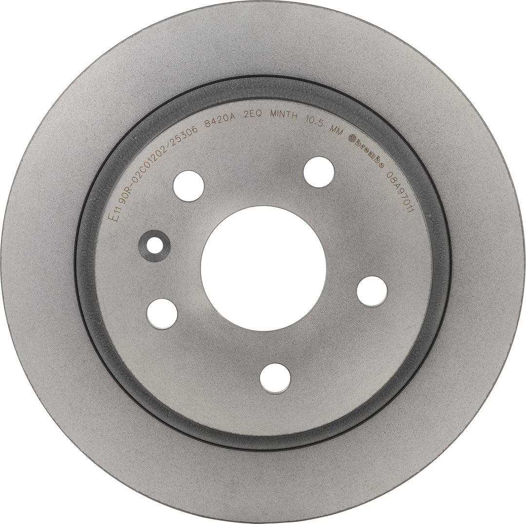 Brembo 08.A970.11 Hintere Bremsscheibe mit UV Lackierung, Anzahl 2