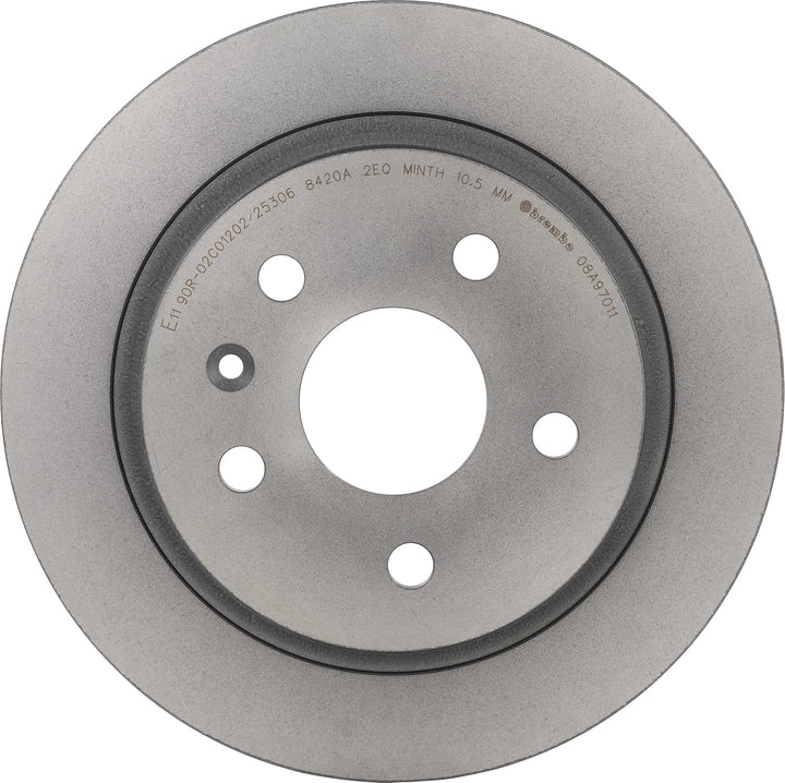 Brembo 08.A970.11 Hintere Bremsscheibe mit UV Lackierung, Anzahl 2