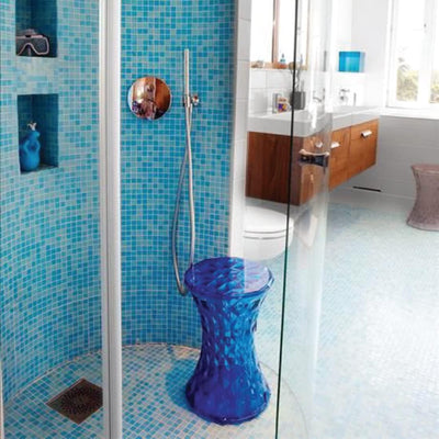 Kartell Stone, Hocker, Verchromt Indoor Verchromt, Indoor Verchromt