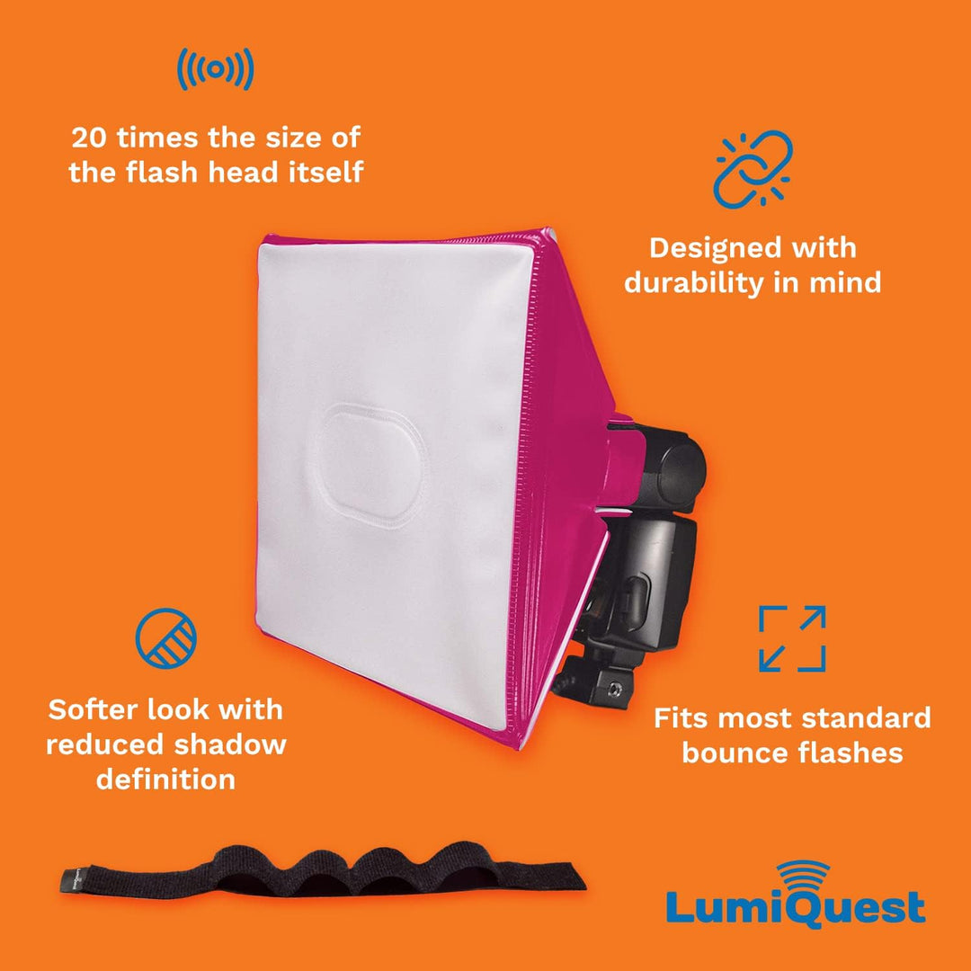 LumiQuest SoftBox III LQ-119S - Flash Diffuser & Light Softener, Universal Classic Design for Extern