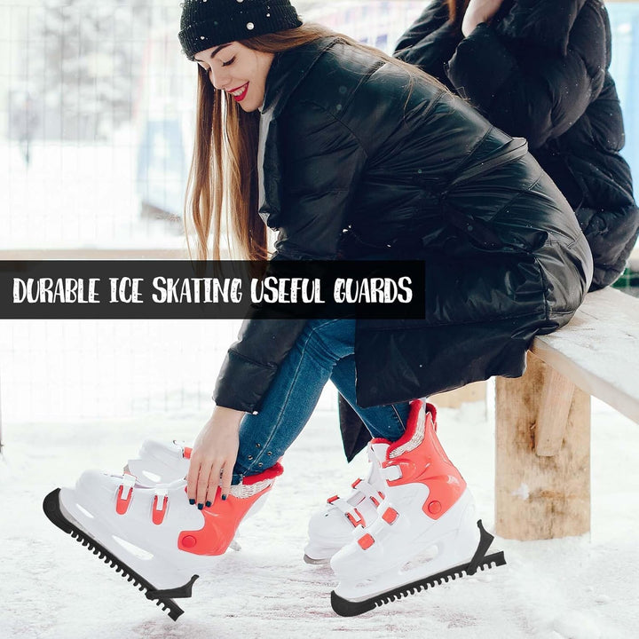 Schlittschuhschützer, Hockeyschuhe Schlittschuhkufenabdeckungen, verstellbare Schnallen Schlittschuh